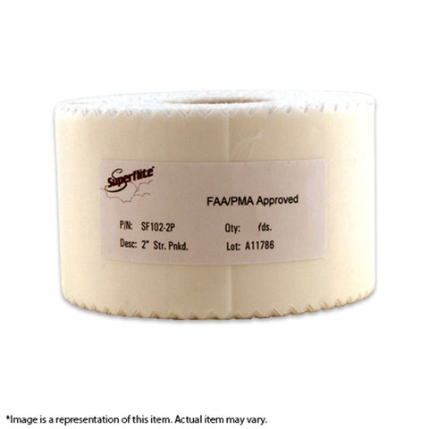 SF102-2P Medium Weight 2" Pinked Tape