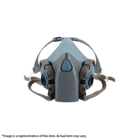 3M Half Face Mask Respirator, Size Medium