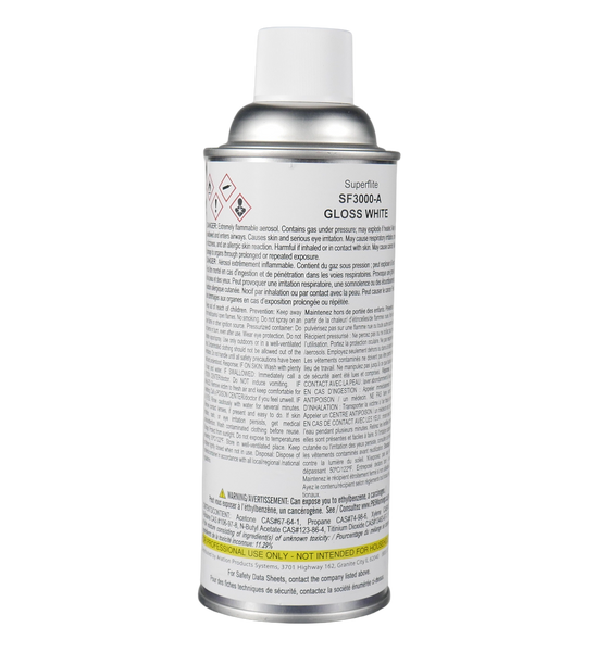 SF3000-A Aerosol Prop Paint - Gloss White