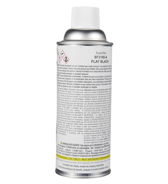 SF3100-A Aerosol Prop Paint - Flat Black