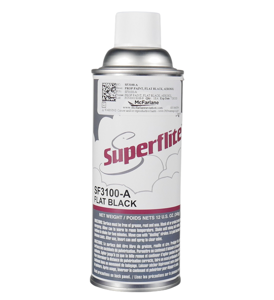 SF3100-A Aerosol Prop Paint - Flat Black