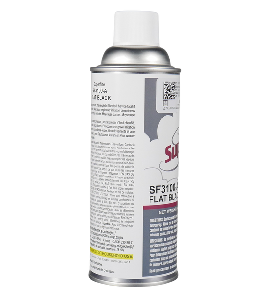 SF3100-A Aerosol Prop Paint - Flat Black